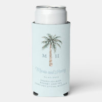 Christmas Palm Tree | Beach Wedding Monogram