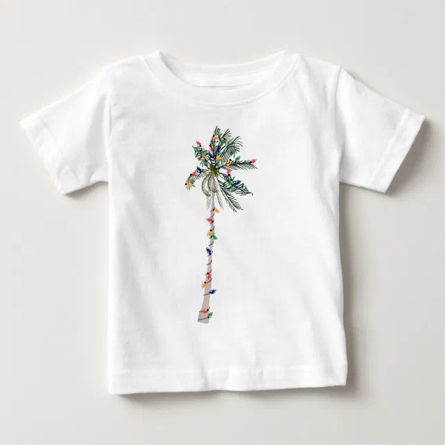 Christmas Palm Tree Shirt Zazzle