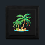 Christmas Palm Tree Tropical Xmas Gift Coconut Box<br><div class="desc">Christmas Palm Tree Tropical Xmas Gift Coconut</div>