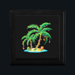 Christmas Palm Tree Tropical Xmas Gift Coconut Gift Box<br><div class="desc">Christmas Palm Tree Tropical Xmas Gift Coconut</div>