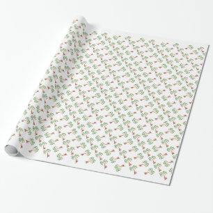 Christmas Palm Tree Wrapping Paper