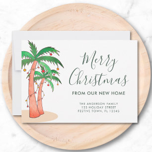 Christmas Palm Trees Moving Announcement