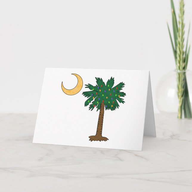 Christmas Palmetto Holiday Card (Front)