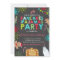 Christmas Pancake and Pajamas birthday invitation