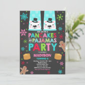 Christmas Pancakes And Pajamas Invitation Bear (Standing Front)