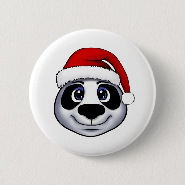 Christmas Panda Button (Front)
