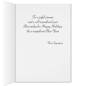 Christmas panda cartoon cards (Inside (Right))