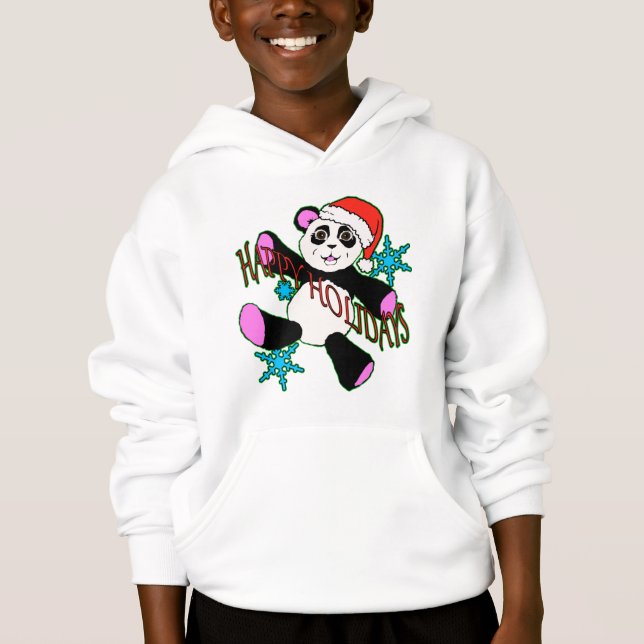 Christmas panda hoodie (Front)