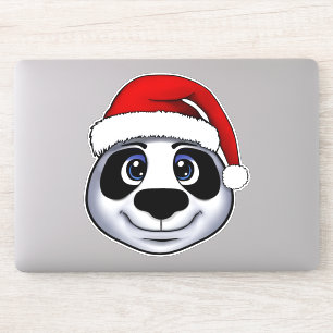 Christmas Panda Sticker