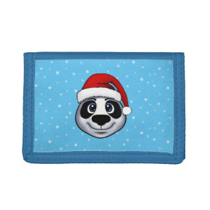 Christmas Panda Tri-fold Wallet