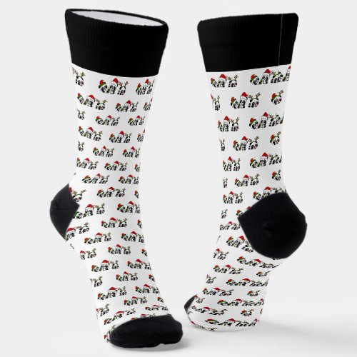 Christmas Pandas Socks