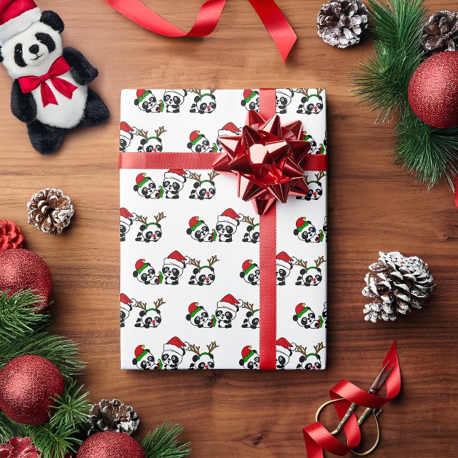Christmas Pandas Wrapping Paper (Creator Uploaded)