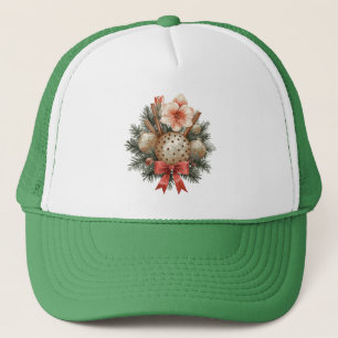 Christmas Panettone Arrangement Trucker Hat