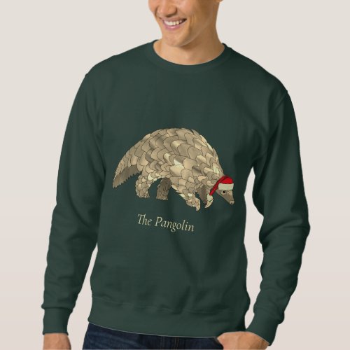 Christmas Pangolin Endangered Animal Environmental Sweatshirt