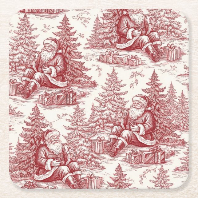 Christmas paper coaster (Front)