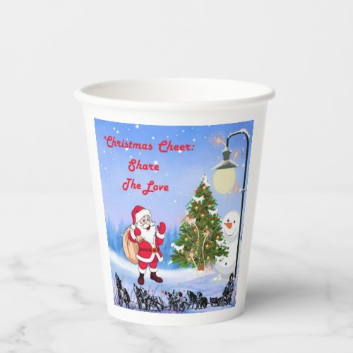 Christmas paper cup
