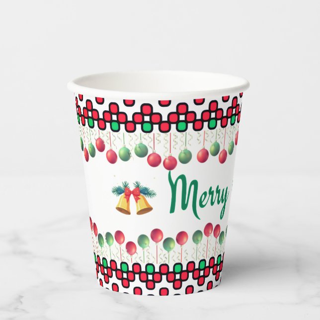 Christmas  paper cups (Front)