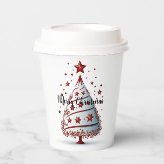  Christmas paper cups