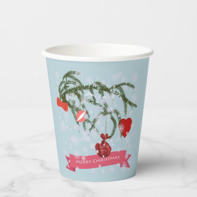 Christmas  Paper Cups (Front)