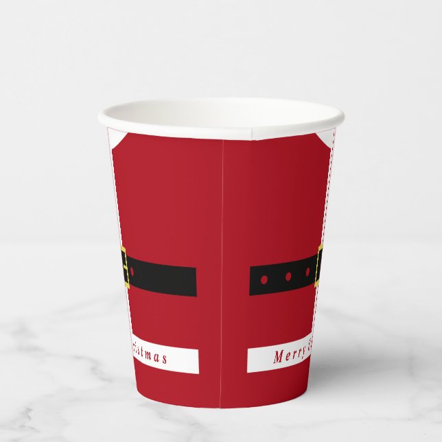 Plastic Santa Christmas Disposable Cups