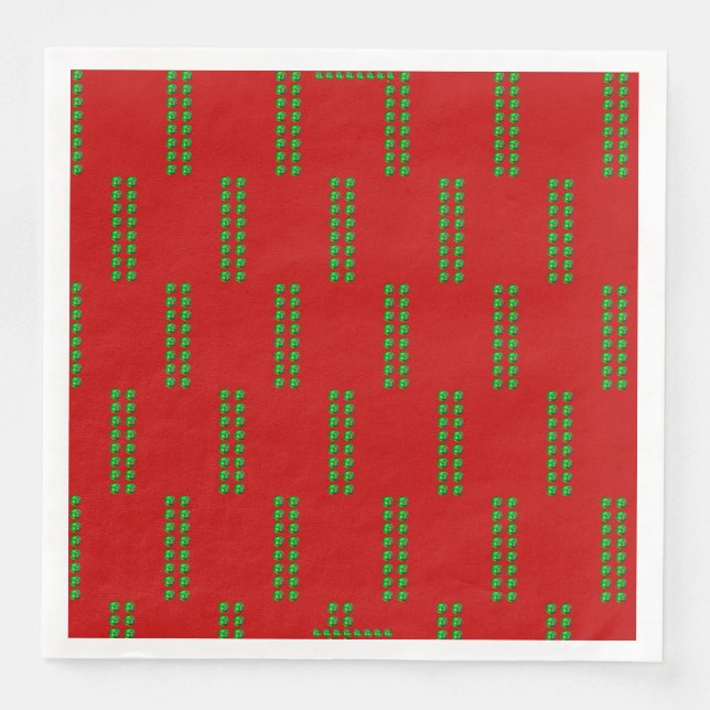 Christmas  paper dinner napkins (Front)