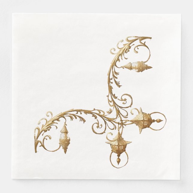 Christmas  paper dinner napkins (Front)