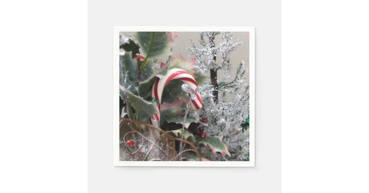 christmas paper napkins Zazzle