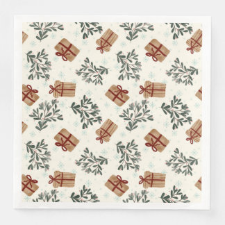 Christmas paper napkins