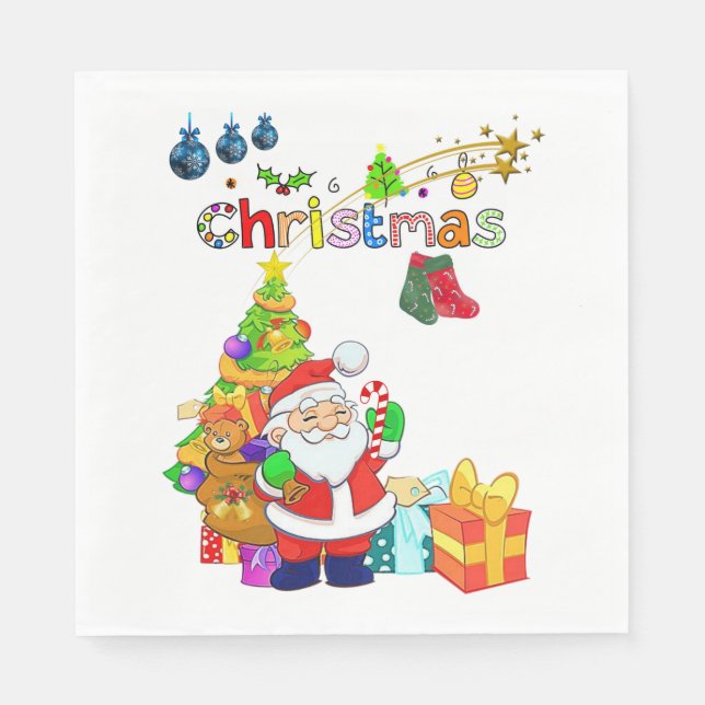 Christmas Paper Napkins (Front)