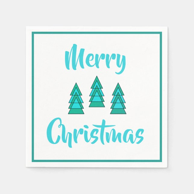 Christmas paper napkins by dalDesignNZ (Front)