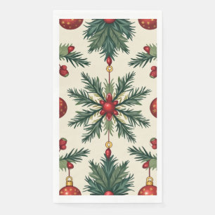 Christmas Paper Napkins, Guest Towel