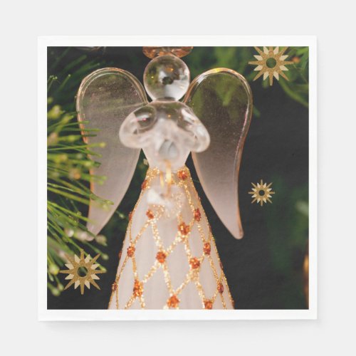 Christmas Paper Napkins Merry Christmas Angel Napkins