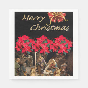 Christmas Paper Napkins, Merry Christmas, Jesus Napkins