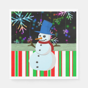 Christmas Paper Napkins, Merry Christmas Napkins