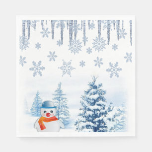 Christmas Paper Napkins, Merry Christmas Napkins