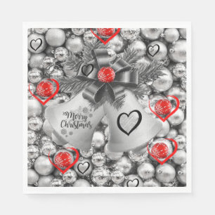 Christmas Paper Napkins, Merry Christmas Napkins