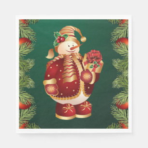 Christmas Paper Napkins, Merry Christmas Napkins
