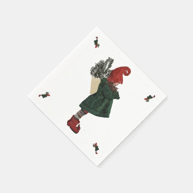 Christmas Paper Napkins – Ring in the Joy  (Corner)