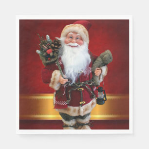 Christmas Paper Napkins, Santa Napkins