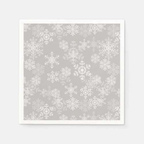 Christmas Paper Napkins_Snowflakes Napkins