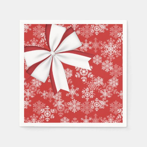 Christmas Paper Napkins_Snowflakes Napkins