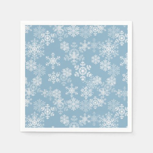 Christmas Paper Napkins_Snowflakes Napkins