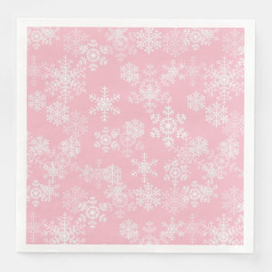 Christmas Paper Napkins-Snowflakes Paper Dinner Napkins