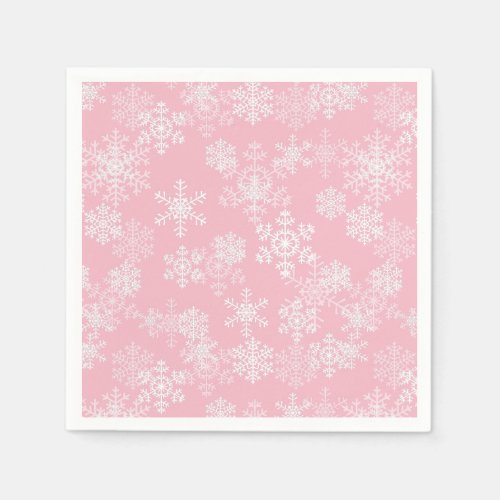 Christmas Paper Napkins_Snowflakes Paper Napkins