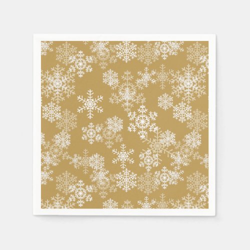 Christmas Paper Napkins_Snowflakes Paper Napkins