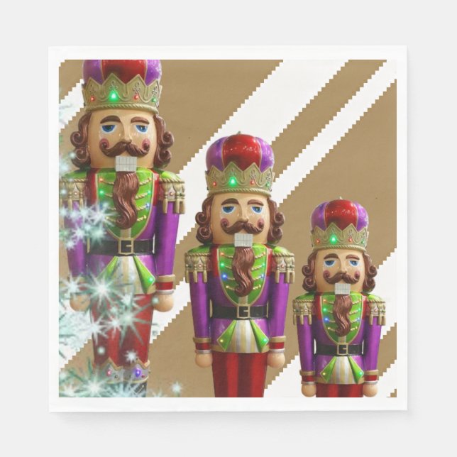 Christmas Paper Napkins, Soldier Napkins (Front)