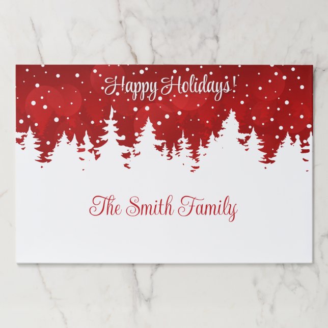 Christmas Paper Placemat (Front)