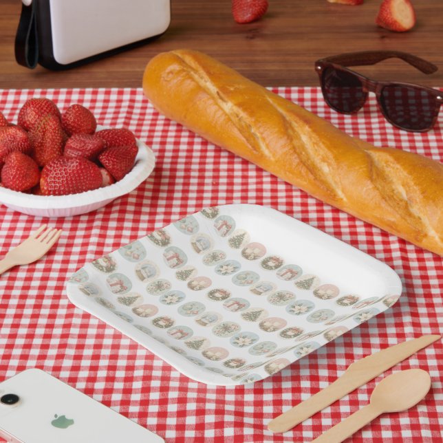 Christmas Paper Plate (Picnic)
