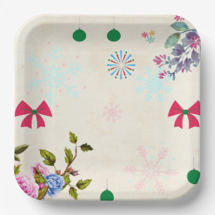 Christmas Paper Plate