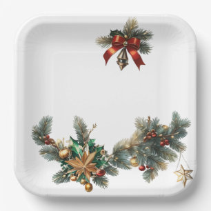 Christmas Paper Plate